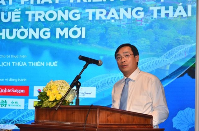 Ông Nguyễn Trùng Khánh- Tổng cục trưởng Tổng Cục DL phát biểu