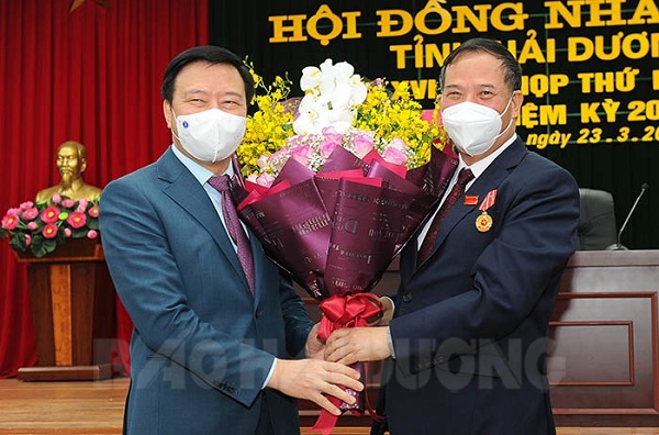 Ông Phạm Xuân Thăng được bầu giữ chức chủ tịch HĐND tỉnh Hải Dương khóa XVI