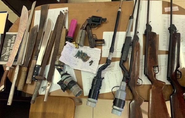 Chỉ trong quý I-2021, Công an tỉnh Sóc Trăng đã thu hồi 485 vũ khí và hơn 3.400 viên đạn