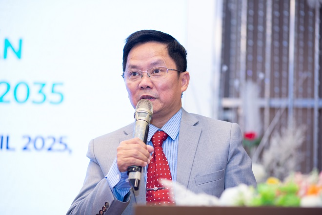 Chủ tịch HĐQT Công ty CP Tập đoàn GDC, Nguyễn Văn Khoa phát biểu tại Hội nghị