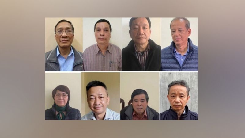 Các bị cáo vụ sai phạm tại dự án gang thép Thái Nguyên