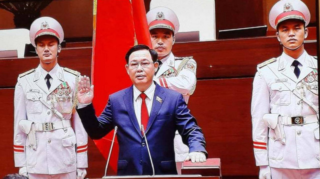 Chủ tịch Quốc hội Vương Đình Huệ tuyên thệ nhậm chức