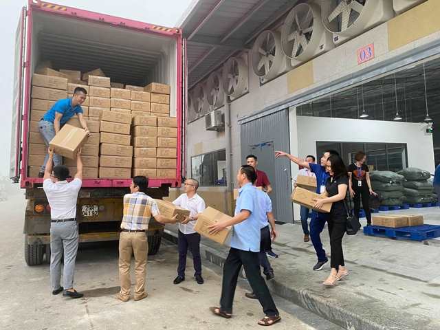 Nhà máy may lớn nhất Nghệ An xuất khẩu lô hàng đầu tiên