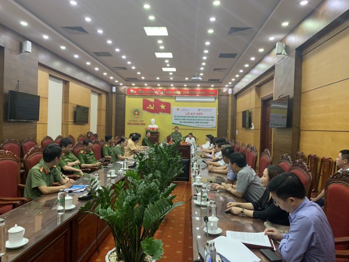 Lễ ký kết quy chế phối hợp giữa Công an tỉnh và Sở Giao thông vận tải tỉnh Quảng Bình