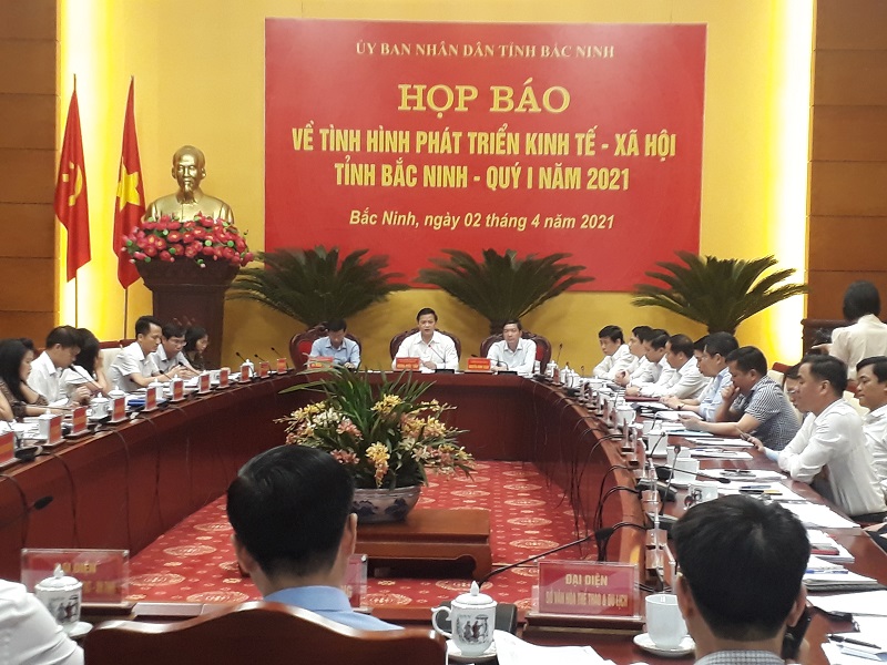 Bắc Ninh: Họp báo thường kỳ Quý I/2021