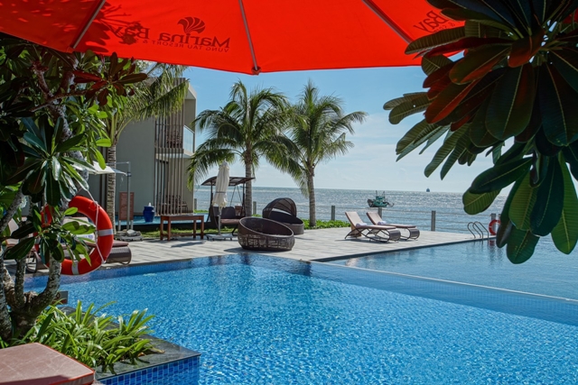 Sản phẩm chất lượng tốt, sang trọng thu hút du khách (Một góc Marina Bay Resort 115 Trần Phú, Vũng Tàu