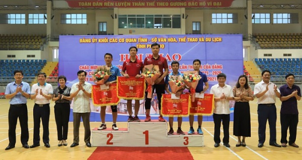 Phú Thọ: Bế mạc Hội thao Đảng ủy Khối các cơ quan tỉnh năm 2021
