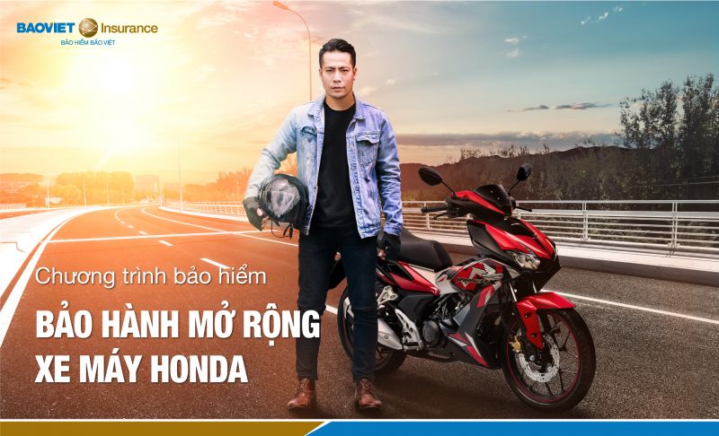 Tăng lợi ích cho khách hàng với gói bảo hành mở rộng xe máy Honda của Bảo hiểm Bảo Việt
