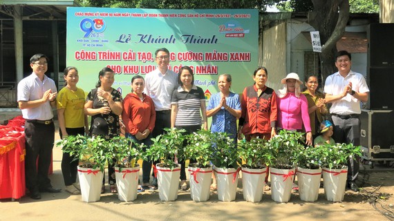 TPHCM: Thêm mảng xanh cho khu lưu trú công nhân