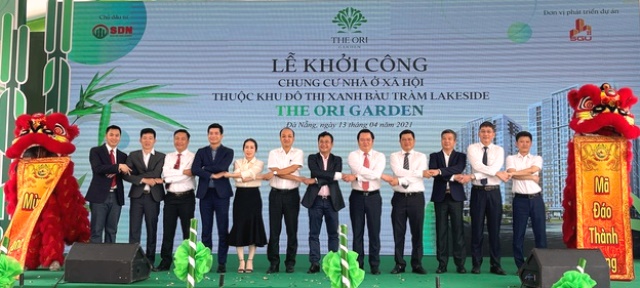 Đà Nẵng: Khởi công xây dựng dự án nhà ở xã hội và chung cư chất lượng cao Bàu Tràm - The Ori Garden