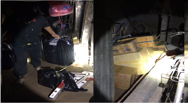 An Giang: Phát hiện số lượng lớn mỹ phẩm và thuốc lá nhập lậu