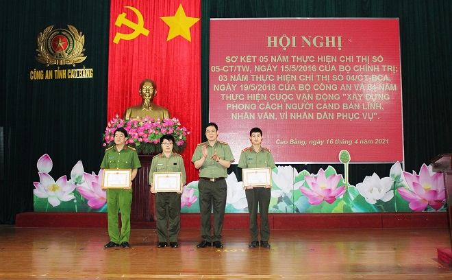 Công an Cao Bằng: Sơ kết 5 năm thực hiện Chỉ thị số 05-CT/TW của Bộ Chính trị