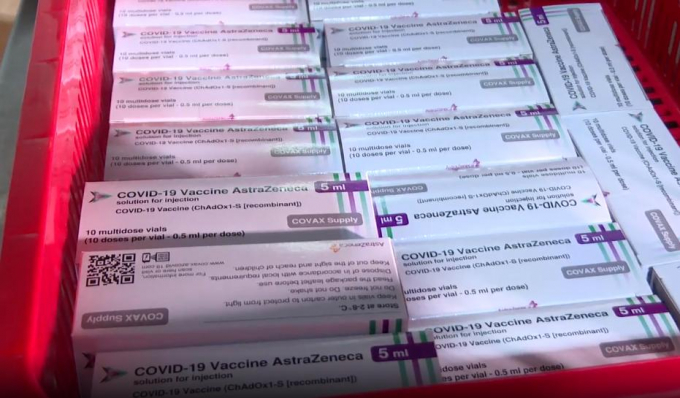 Lô hàng vaccine phòng Covid-19 tại kho CDC Đồng Nai