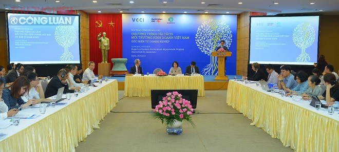 Hội thảo công bố Báo cáo Chương trình cải cách môi trường kinh doanh Việt Nam.