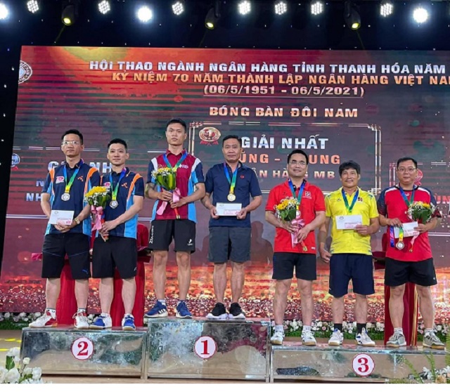 Agribank Thanh Hóa giành nhiều giải cao tại hội thao kỷ niệm 70 năm thành lập Ngân hàng Việt Nam