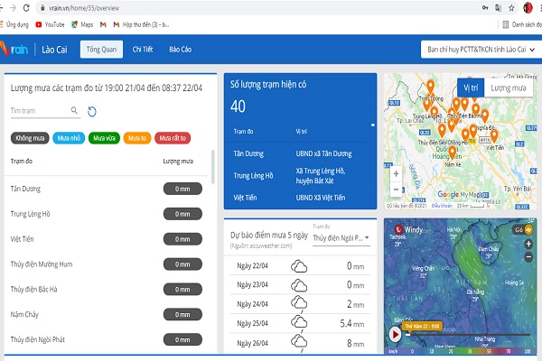 Lào Cai: Triển khai " Hệ thống trạm quan trắc tổng hợp và Trạm đo mưa tự động"