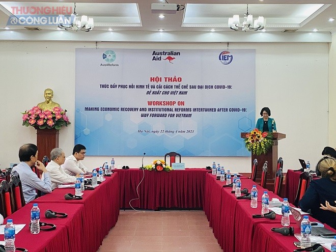 Công bố báo cáo về thúc đẩy phục hồi kinh tế và cải cách thể chế sau đại dịch COVID-19 tại Việt Nam