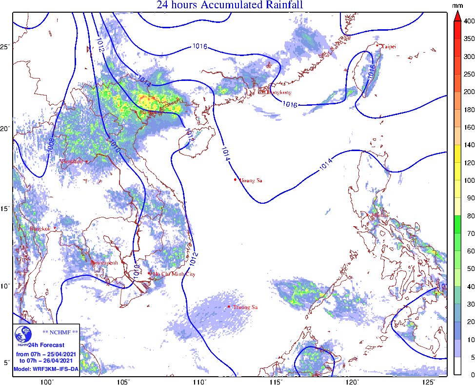 Miền Bắc mưa to, cảnh báo lốc và mưa đá