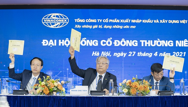 Cổ đông Vinaconex sẽ được chia cổ phiếu thưởng từ cổ phiếu quỹ với tỷ lệ 9%