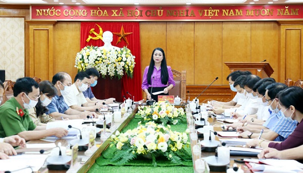 Vĩnh Phúc: Bí thư Tỉnh ủy Hoàng Thị Thúy Lan làm việc với huyện Sông Lô