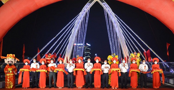 Phú Thọ: Khánh thành cầu Tiên Dung thuộc Dự án Hồ Công viên Văn Lang, Việt Trì