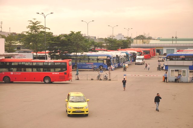 Bến xe trung tâm TP.Đà Nẵng.