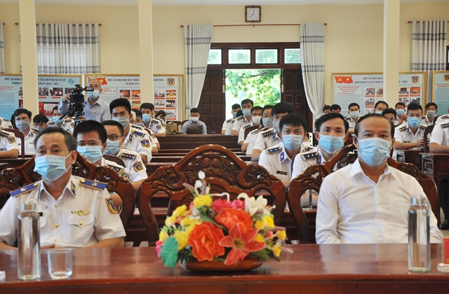 Ông Nguyễn Văn Thọ, Chủ tịch UBND tỉnh BR-VT dự khai mạc bầu cử sớm tại Bộ Tư Lệnh Vùng Cảnh sát biển 3