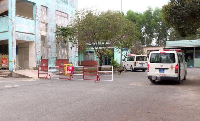 Khu vực cách ly tại Bệnh viện Phổi Đồng Nai Khu vực cách ly tại Bệnh viện Phổi Đồng Nai