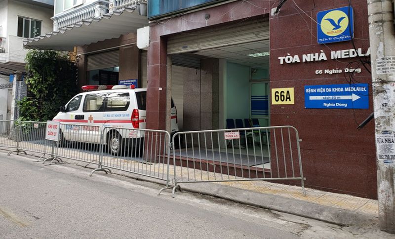 Ba Đình, Hà Nội: Thiết lập vùng cách ly y tế 28 ngày đối với Bệnh viện Medlatec