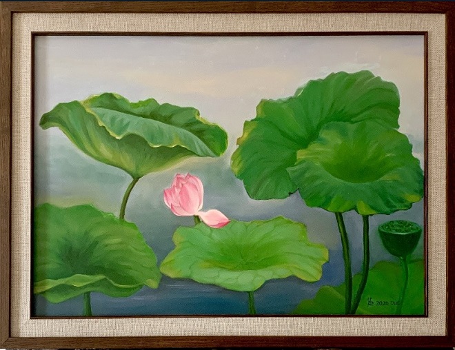 Butta tặng 108 bức tranh sen tri ân người yêu mến phật giáo