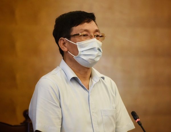 Chủ tịch Lê Duy Thành phát biểu tại cuộc họp