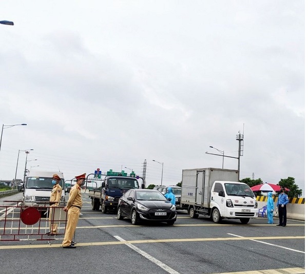 Hải Dương lập 27 chốt kiểm soát liên ngành để phòng, chống Covid-19