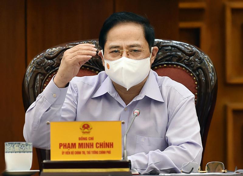 Thủ tướng Phạm Minh Chính tại cuộc họp Thường trực Chính phủ chiều 10/5 - Ảnh: VGP.