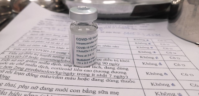 Vắc xin Covid-19 được phân bổ tiêm cho lực lượng tuyến đầu tại TP. Đà Nẵng