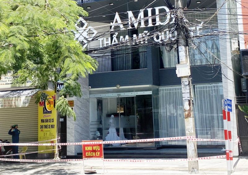 Đà Nẵng: Sẽ khởi tố vụ án để lây lan dịch bệnh Covid-19 tại thẩm mỹ viện Amida