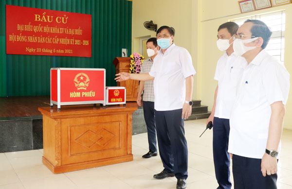 Thành phố Vĩnh Yên bảo đảm công tác y tế, an ninh trật tự trong quá trình bầu cử