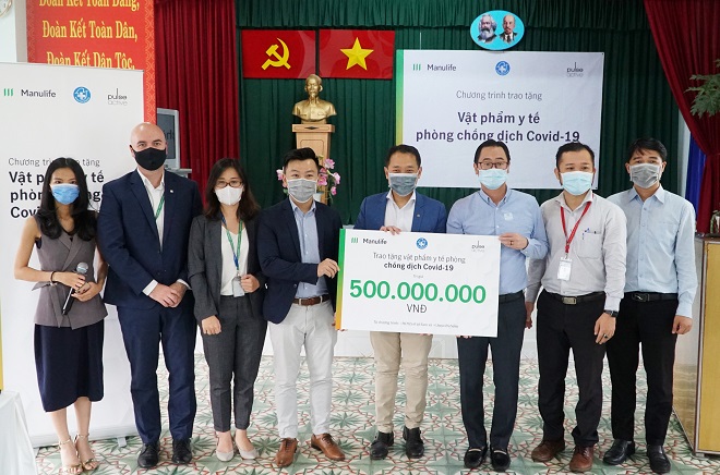 Manulife Việt Nam chung tay phòng chống dịch Covid-19