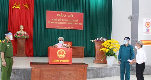 Thành phố Vĩnh Yên diễn tập bầu cử trong bối cảnh dịch Covid-19