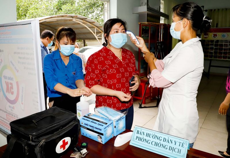 Bình Dương: Đảm bảo an toàn phòng, chống dịch bệnh trong ngày bầu cử