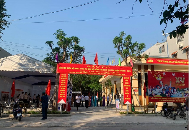 Thanh Hóa có tỷ lệ cử tri đi bỏ phiếu bầu cử đạt tỷ lệ 99,71%