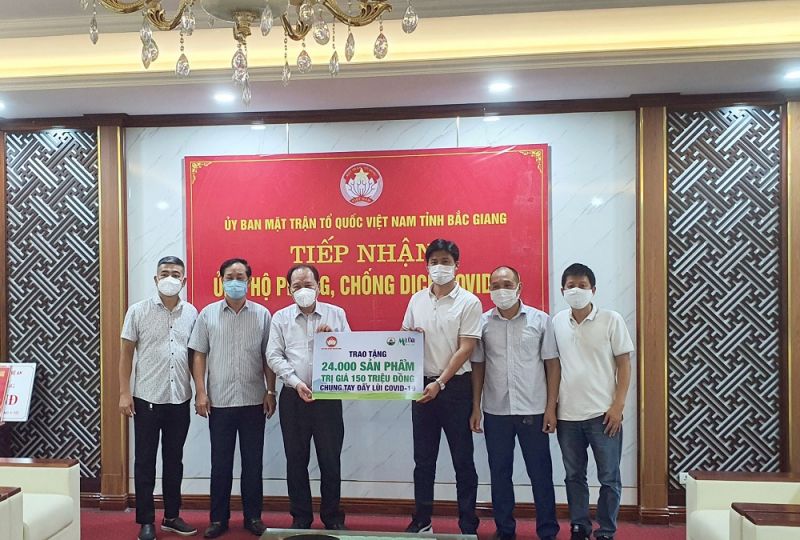 Mộc Châu Milk hỗ trợ người dân và lực lượng tuyến đầu phòng chống dịch Covid-19