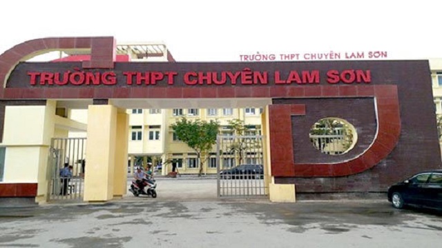 Trường THPT Chuyên Lam Sơn- Thanh Hóa