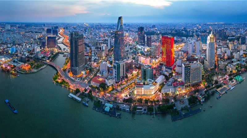 Đô thị hiện đại bên sông Sài Gòn