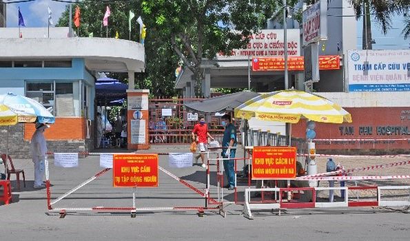 TP.HCM: Phong tỏa Bệnh viện quận Tân Phú do có ca nghi nhiễm Covid-19