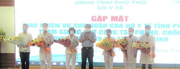 Phú Thọ: Gặp mặt cán bộ y tế hỗ trợ công tác phòng, chống dịch Covid-19 tại Bắc Ninh