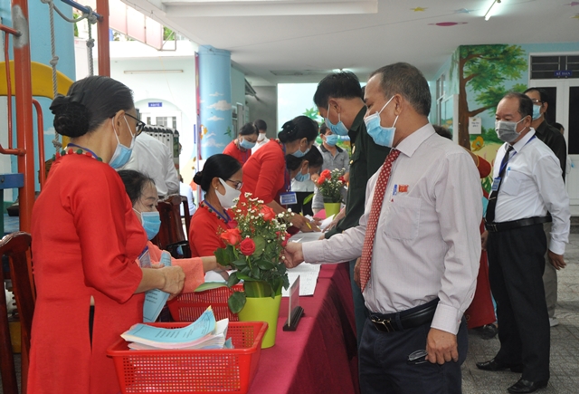 Tỉ lệ cử tri tỉnh Bà Rịa Vũng Tàu đi bầu cử đạt 99,89%