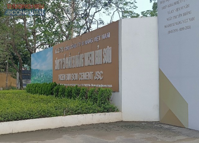 Công ty Cổ phần Xi măng Bỉm Sơn – Nơi 2 công nhân bị tai nạn.