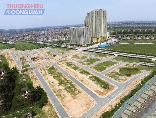 Một khu đất dịch vụ thuộc x&atilde; An Kh&aacute;nh, Ho&agrave;i Đức, H&agrave; Nội