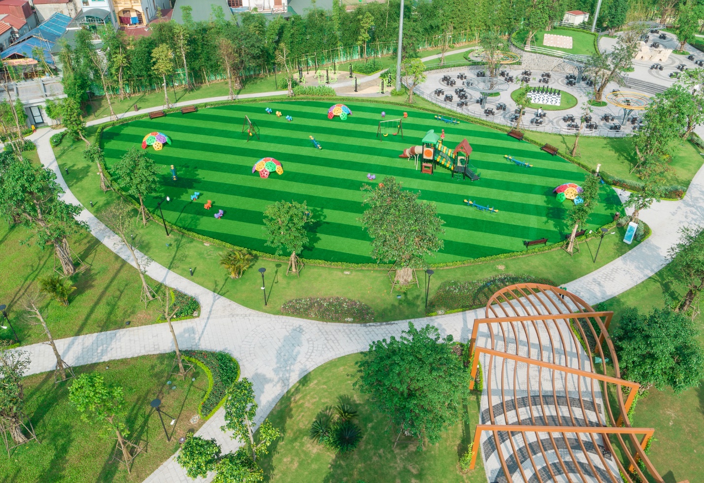 Công viên thể thao gần dự án đáp ứng nhu cầu rèn luyện sức khỏe cho cư dân