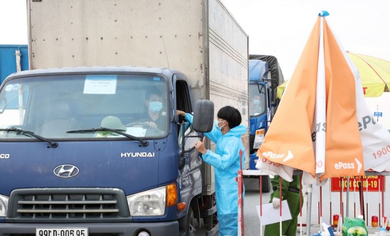 Bắc Ninh: Hướng dẫn các phương tiện đi qua các chốt kiểm soát dịch